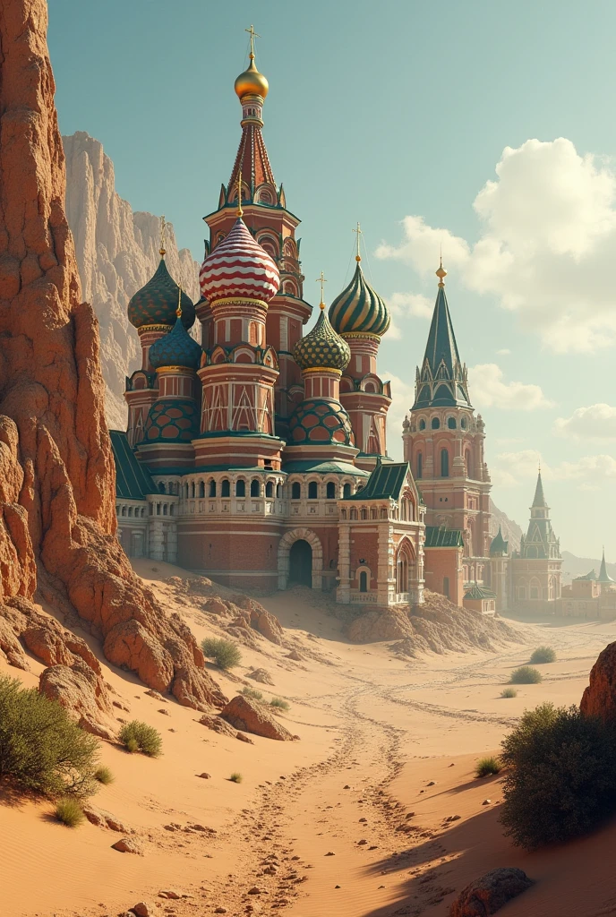 Moscow in the desert 