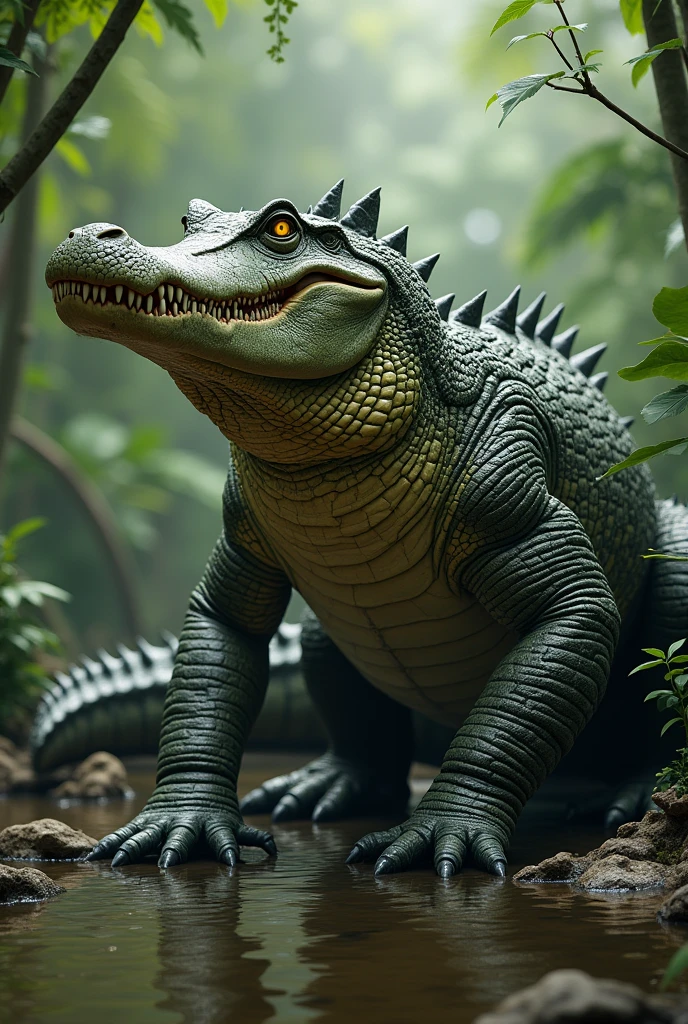 Crocodile naked