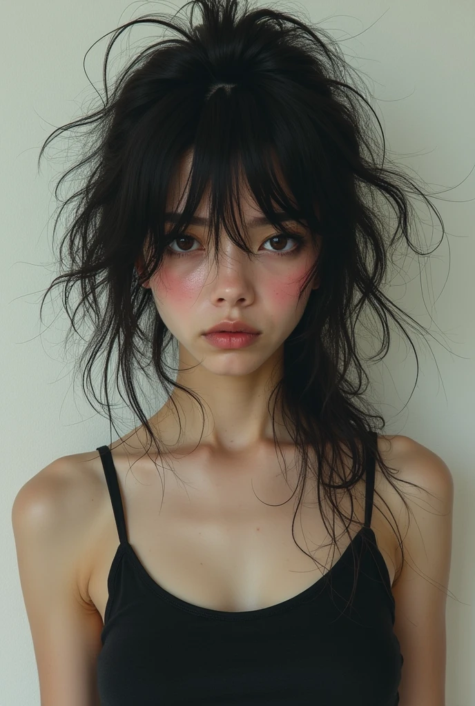 Ugly crush hair girl
