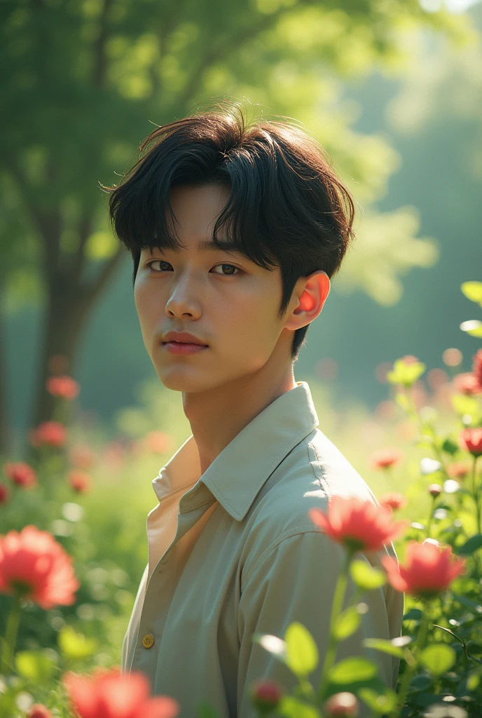 Jeon Jungkook in the park