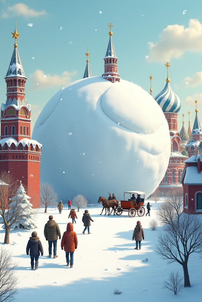 Moscow in a snowball