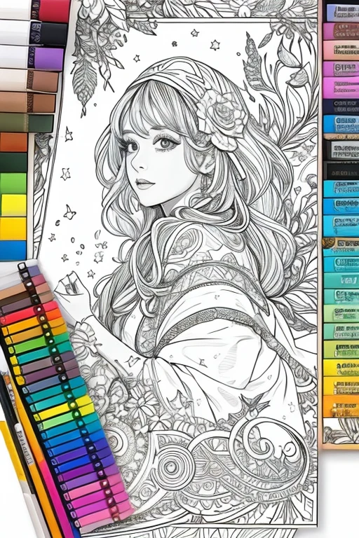 For coloring books