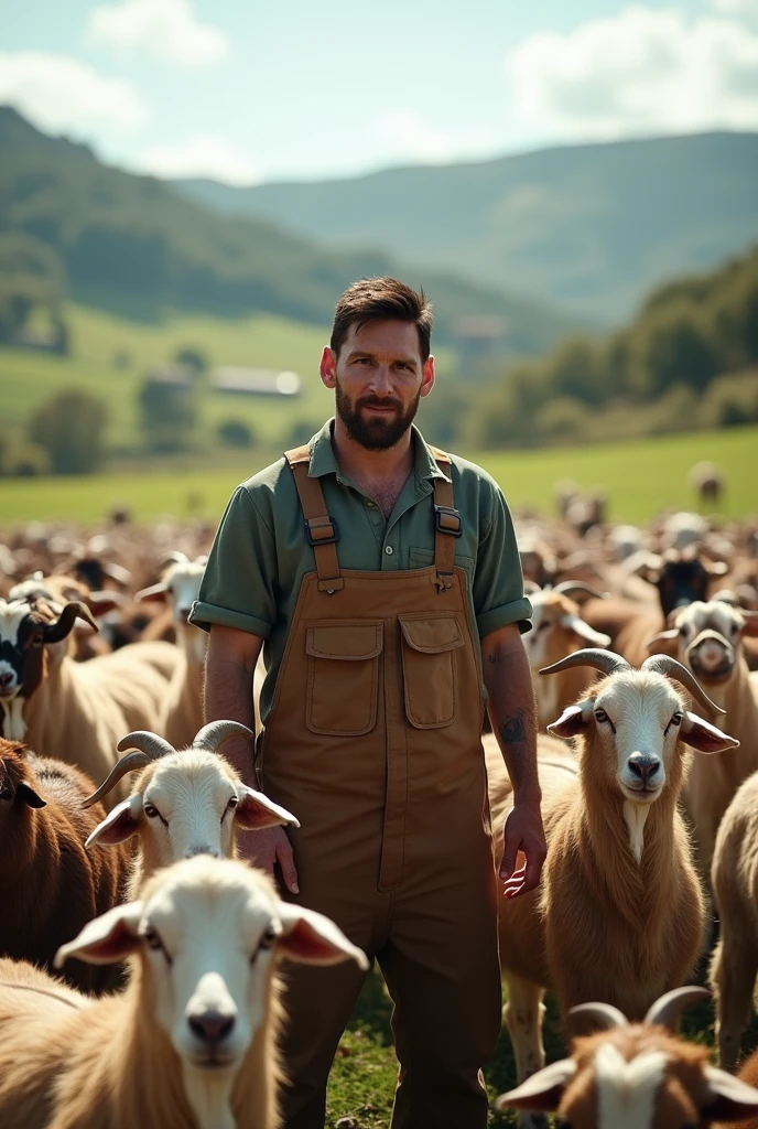Messi has a huge goat farm