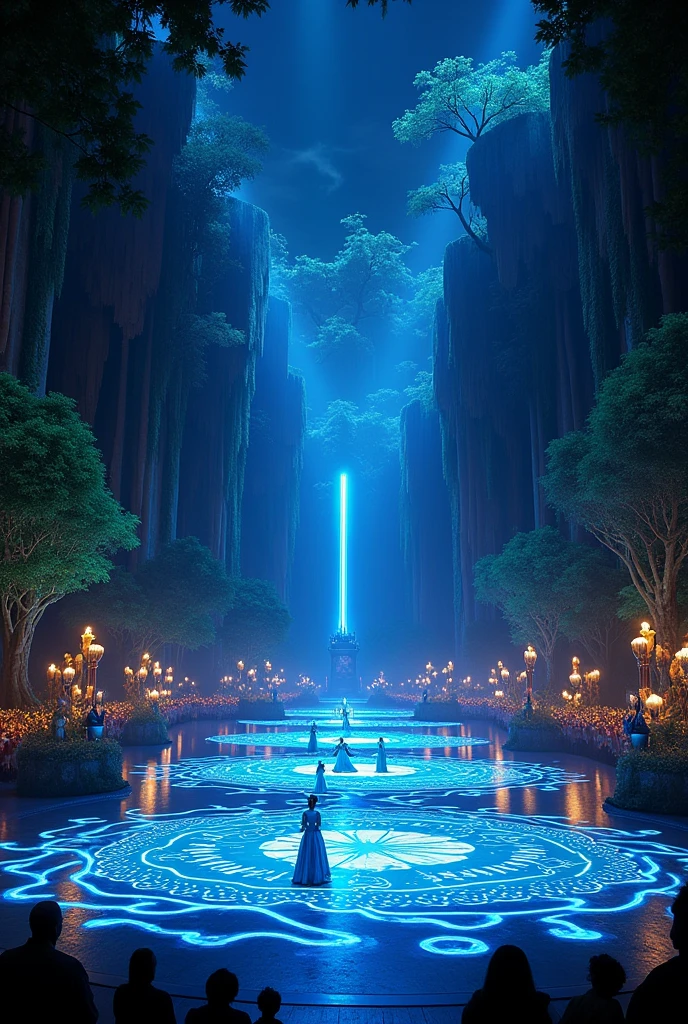 Avatar inspired stage design for pageant