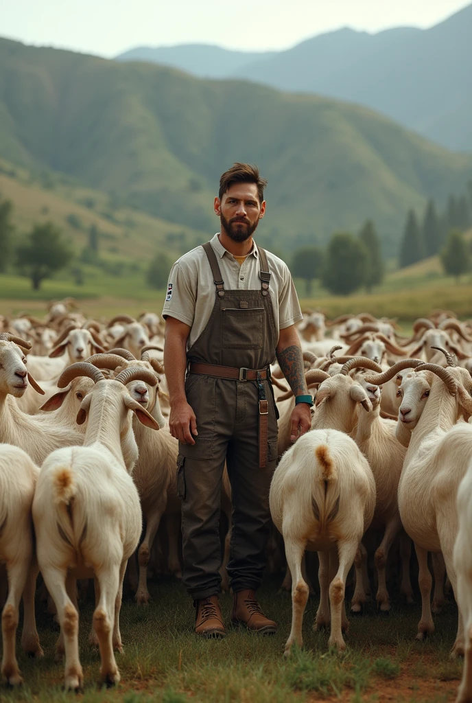 Messi has a huge goat farm