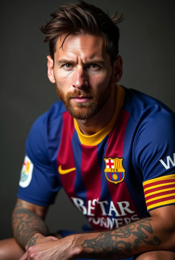 Messi as a big porn star.