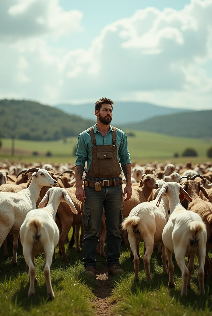 Messi has a huge goat farm