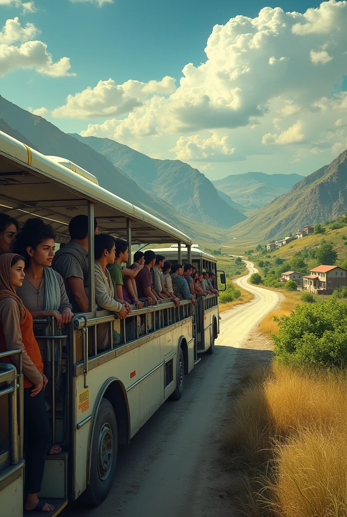  karachi to punjab bus 