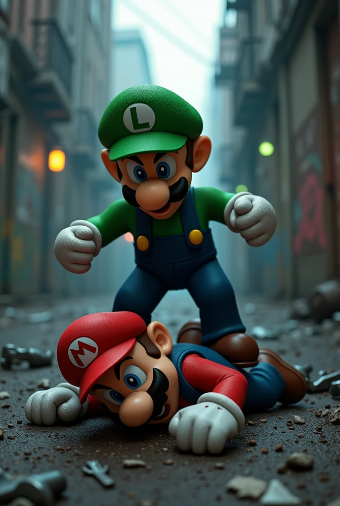 Luigi kills Mario