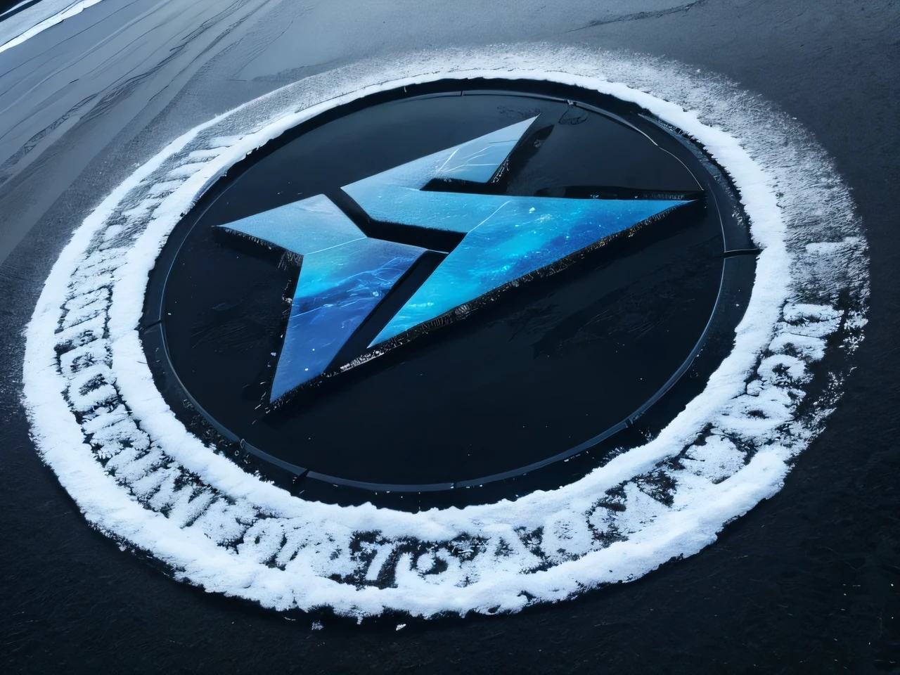 Frozen Black Snow Tyranno frozen logo