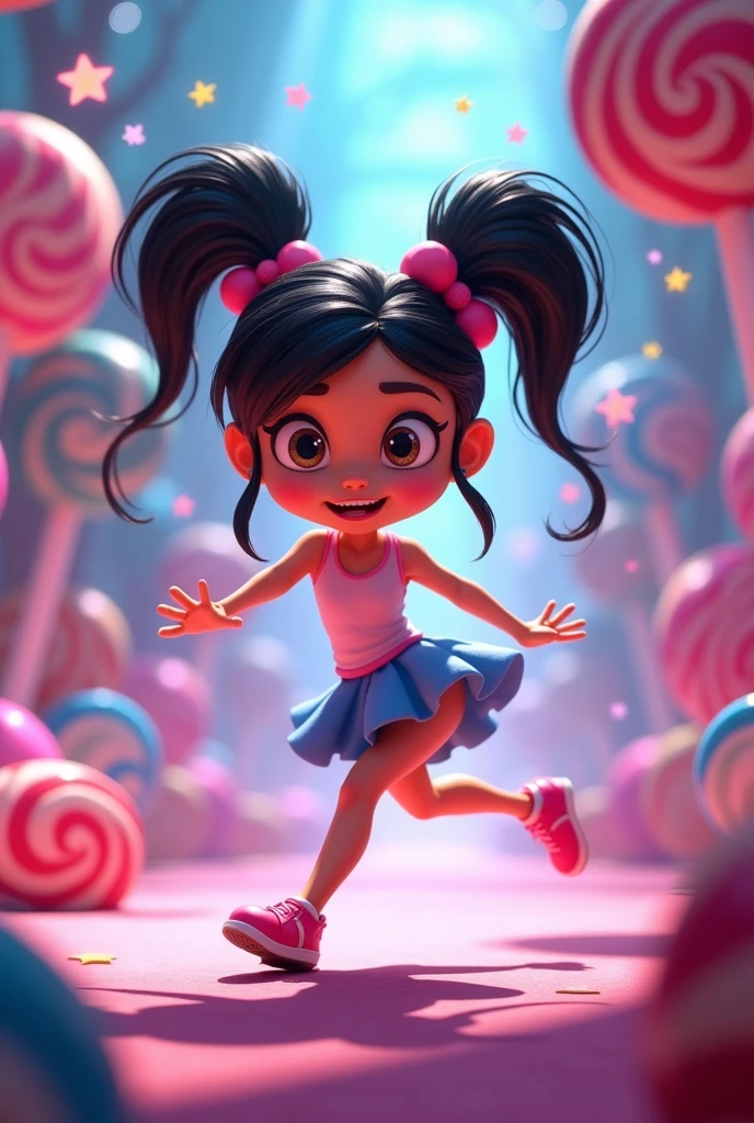 Venellope exercising