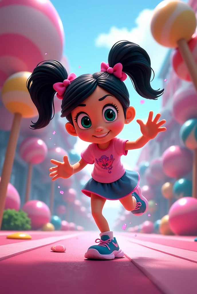 Venellope exercising
