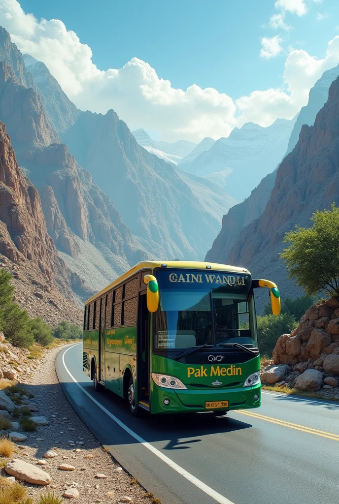 Pak Medina Bus Service is known for its routes connecting different cities of Pakistan