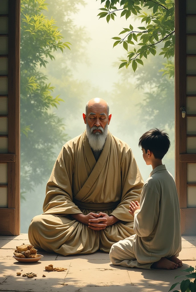 Monk and his student