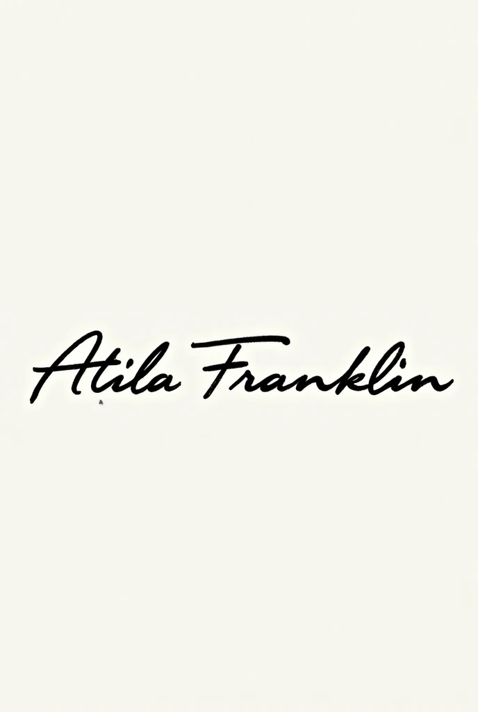 Name Átila Franklin Souza da Silva Júnior written in the handwriting of a doctor