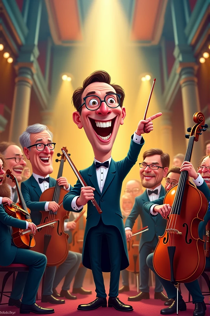 Orchestra caricature