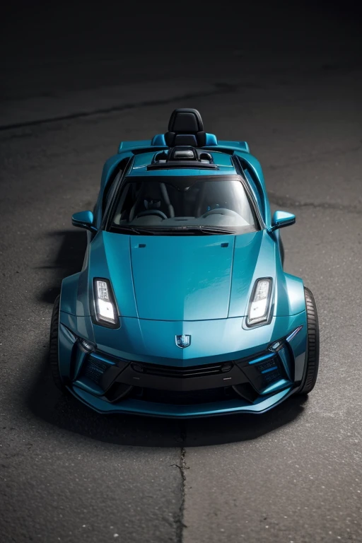blue remote control car