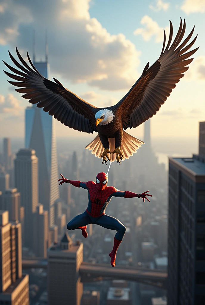 Eagle with SPIDER MAN