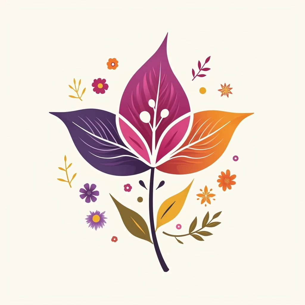 flower COLORFUL LiLi LOGO