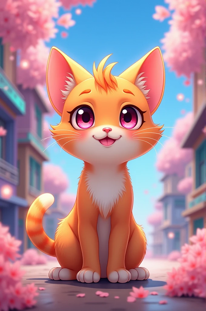 Mèo simmy anime