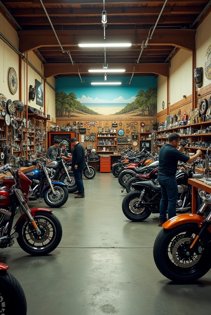 Create a Motorcycle Workshop LOS FLORENTINOS MOTO CENTER
