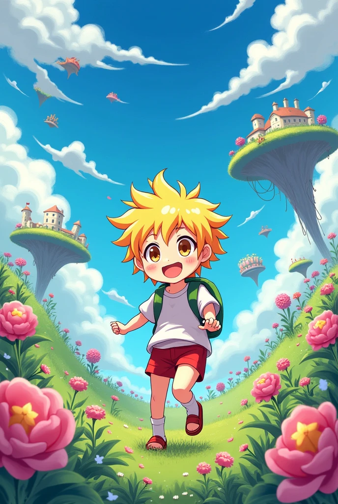 Anime style yellow