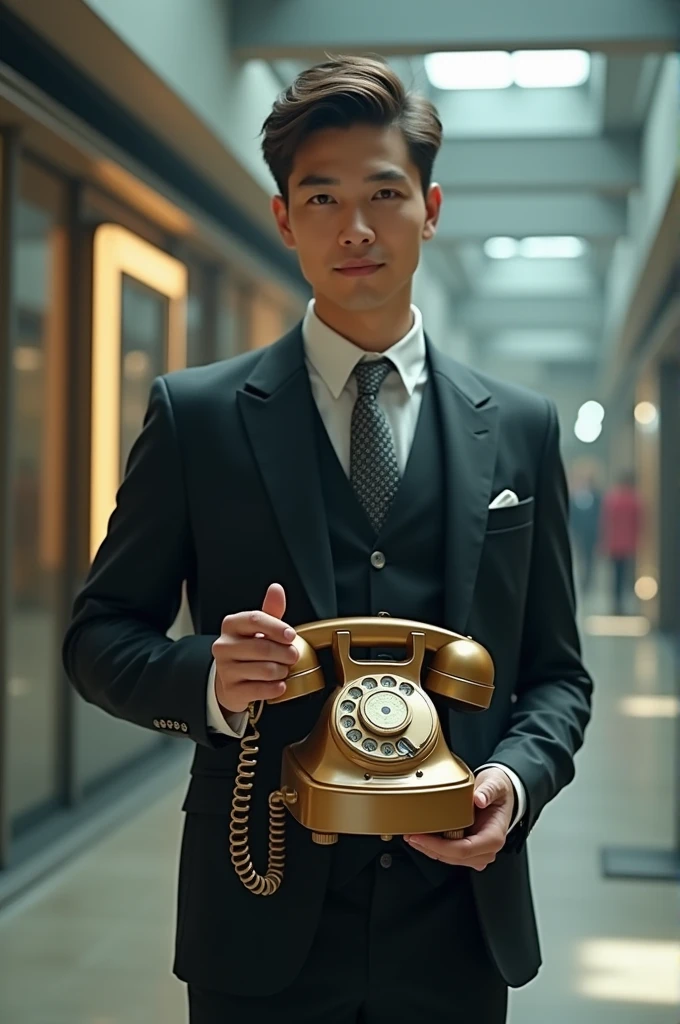 Person from 2024 with Graham Bell's phone