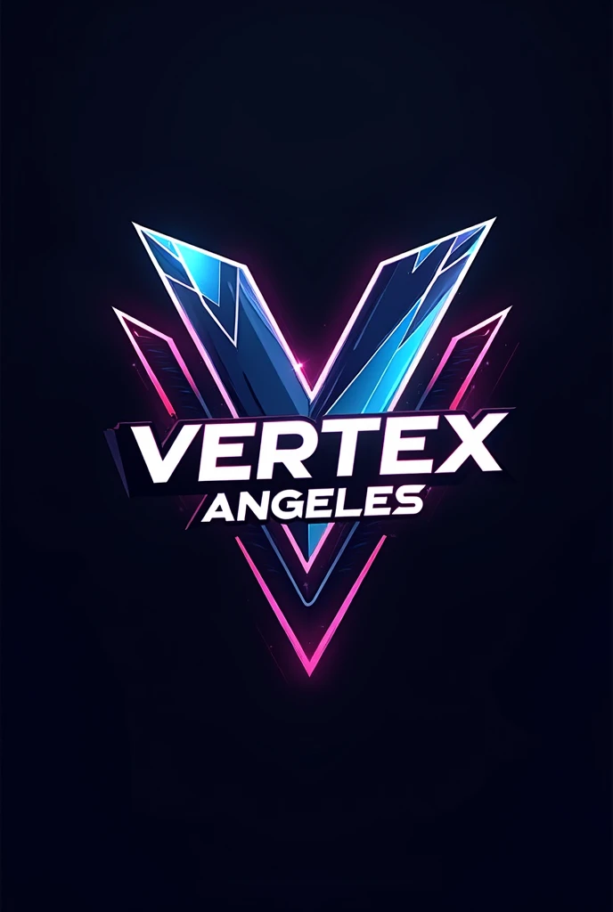 Esport logo with the word vertex angeles