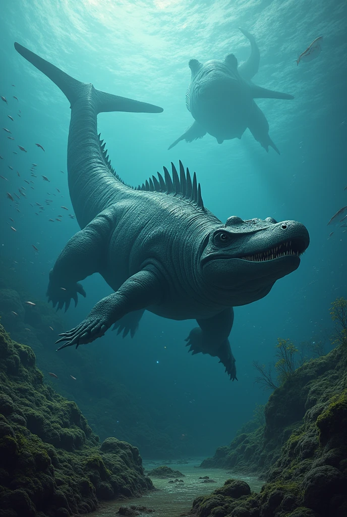 video cretaceous sea animal