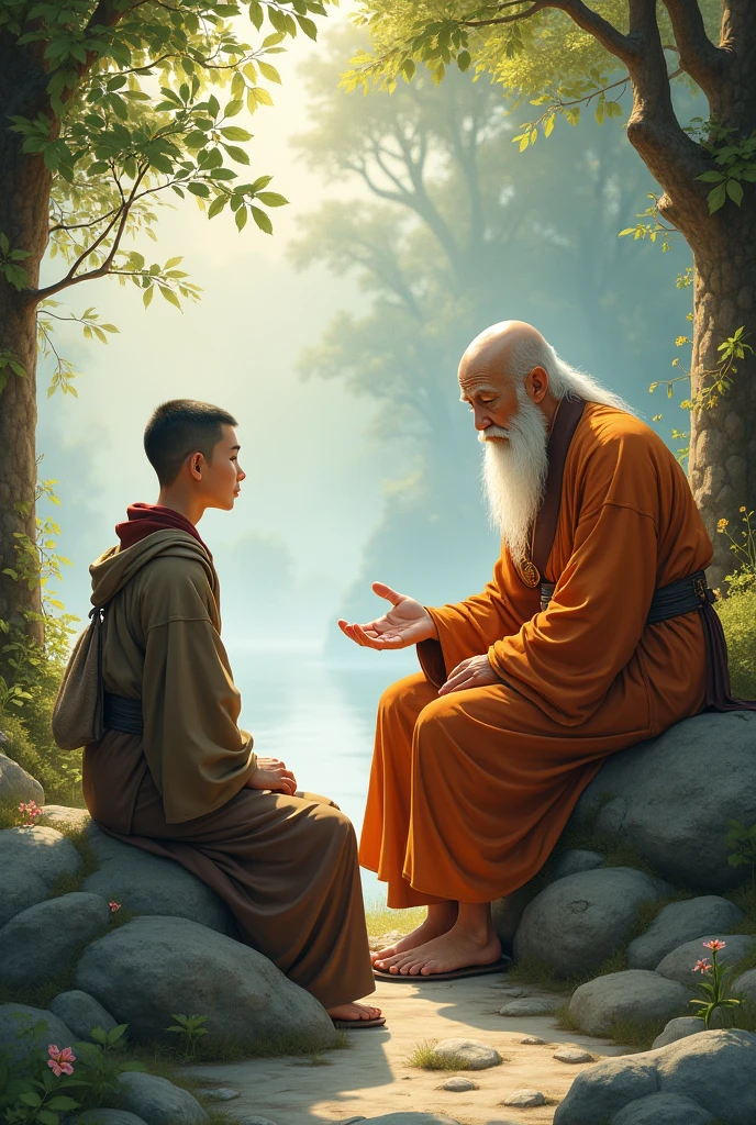 Master tell the young monk