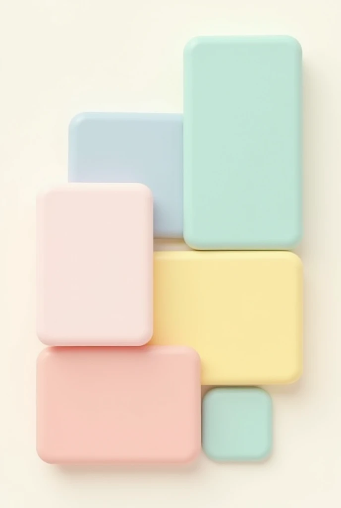 pastel colored rectangles