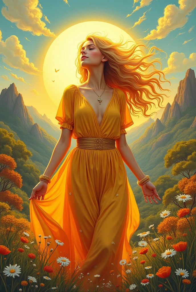 descriptive poster written yellow september