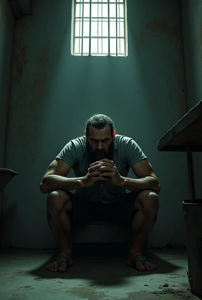 Criminal in jail