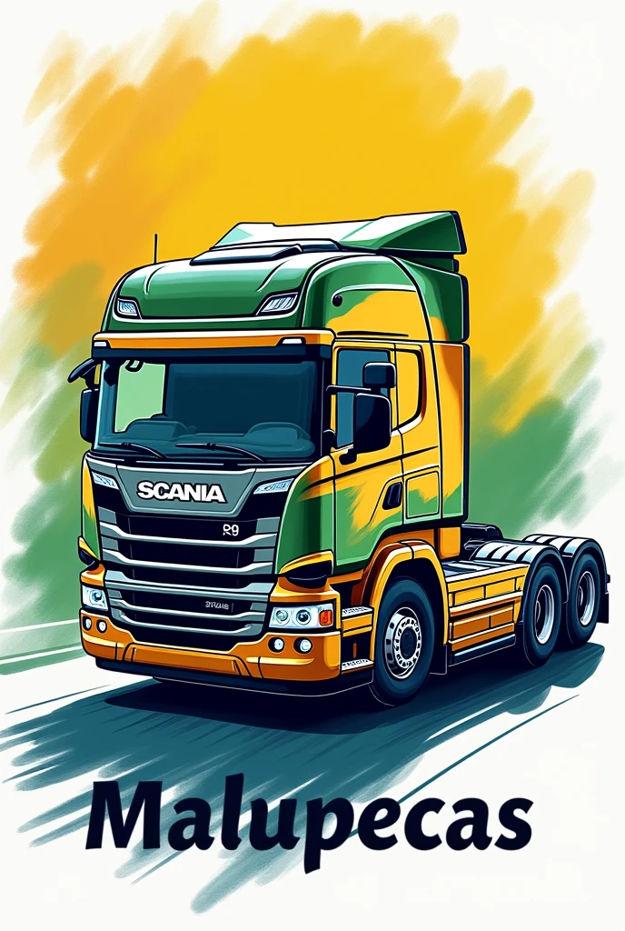 **Custom Logo Creation**
For your company, MALUPEÇAS, our AI will create a logo with a distinctive and memorable design. Imagine a Scania brand truck in a sketchy style, as if it had been scratched or brushed by hand, providing a dynamic and modern look using the colors of the Brazilian flag in the background. The truck will be positioned facing forward, giving a touch of robustness and simplicity at the same time.
the name "MALUPEÇAS" will be harmoniously integrated into the design, ensuring that the logo is not only visually appealing, but also perfectly aligned with your company's identity.
With our advanced technology, You will have a logo that stands out and represents the essence of MALUPEÇAS in an original and impactful way..