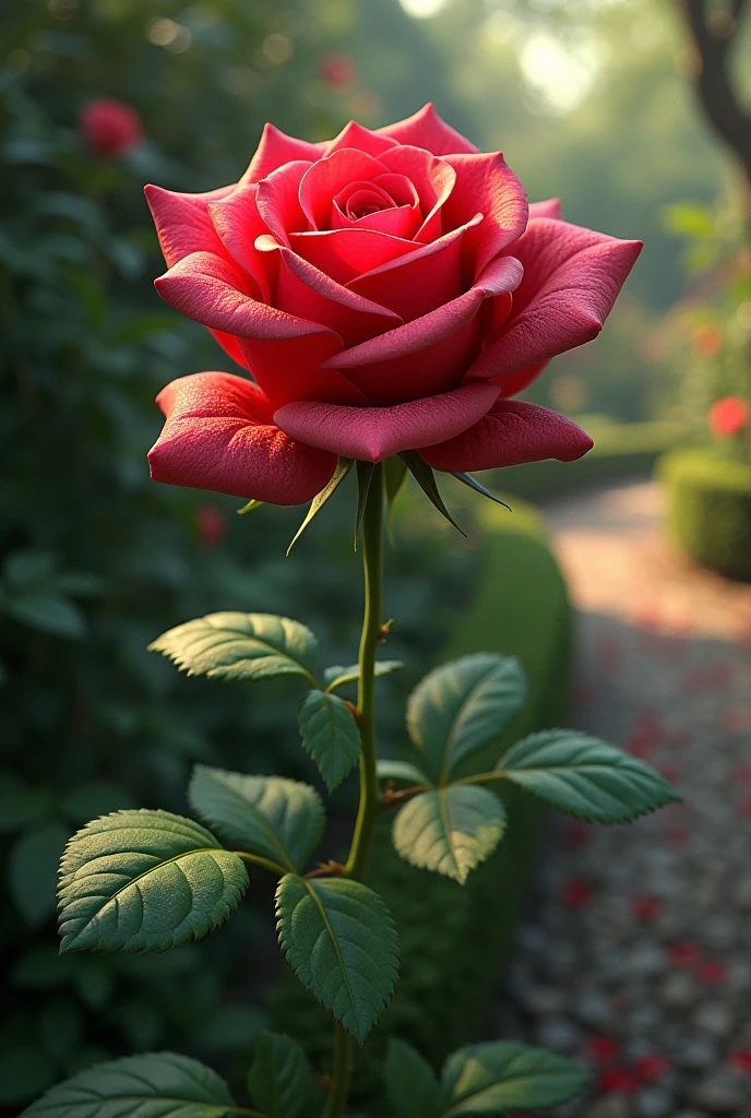 Rose in the garden