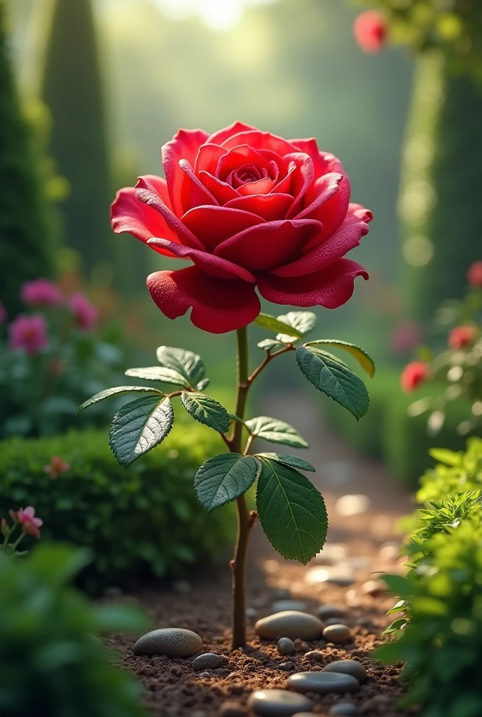 Rose in the garden