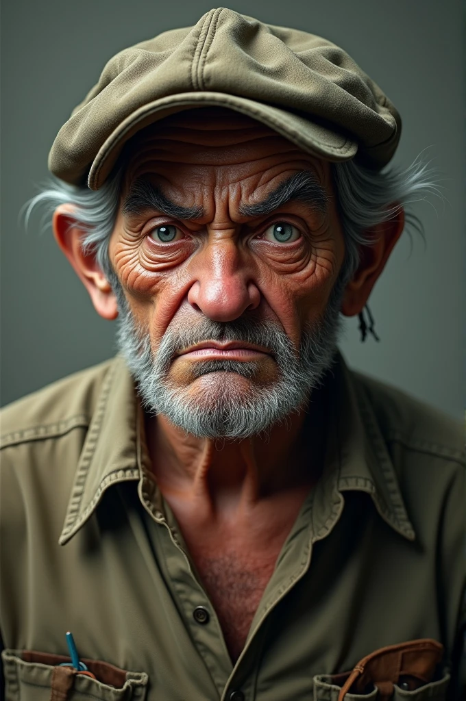 Generamelo an image of a grumpy old man