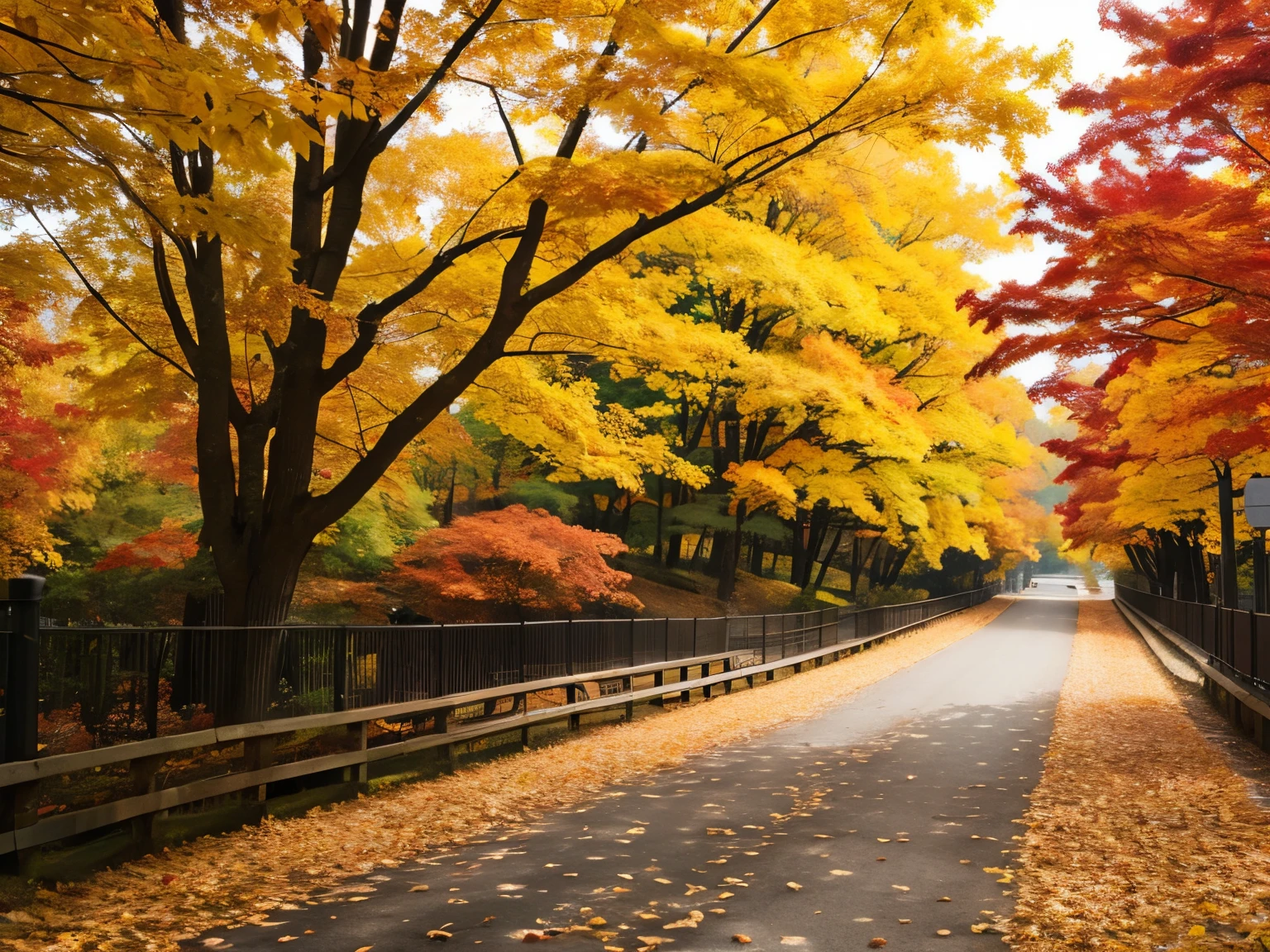 autumn、autumn leaves、Maple、Copy space、No people、Landscape only、