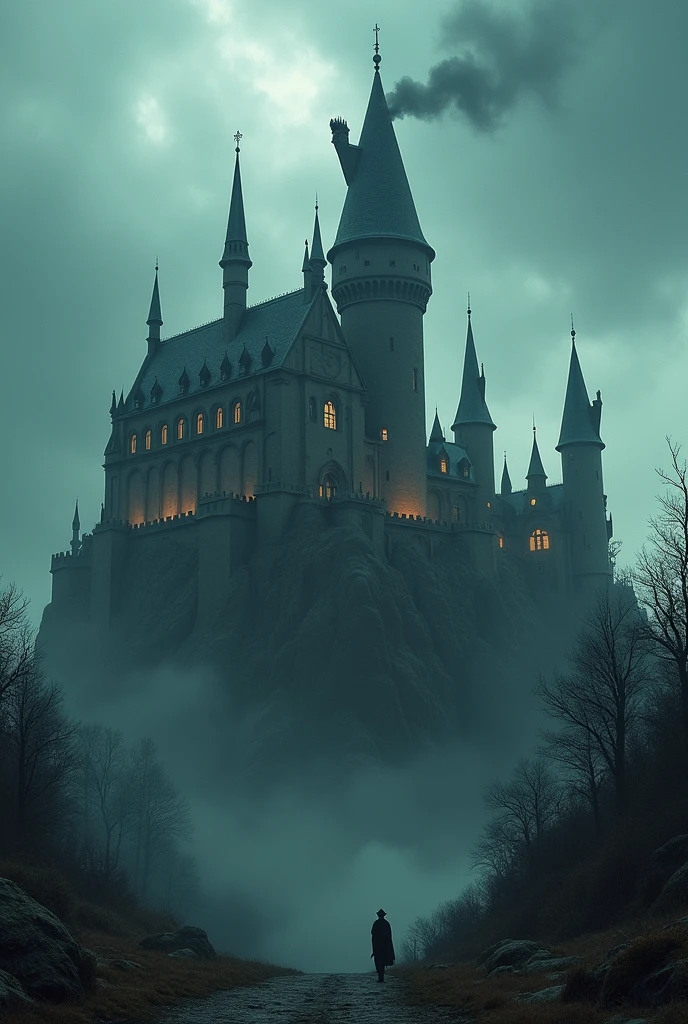 - a strange huge castle 
- an unique castle and beautiful but little creepy 
- an evil witch’s castle