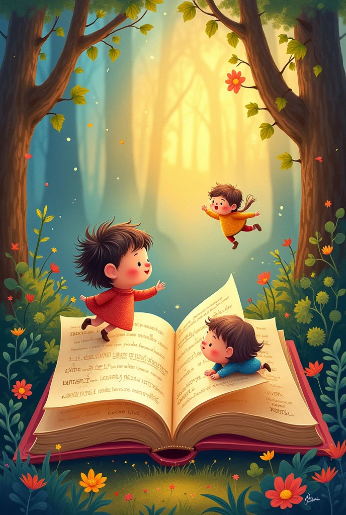 for kids poem In every color, stories reside.