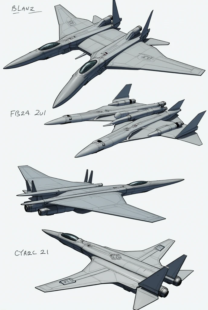 Modular plane variations 