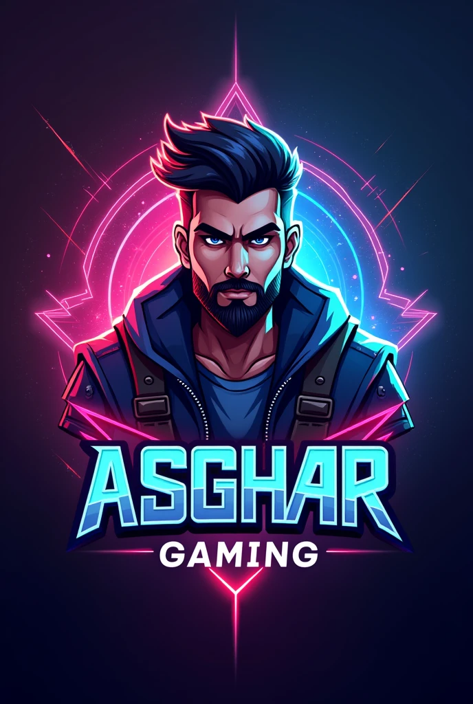 "Asghar Gaming" created a picture according to this name for YouTube channel with name and unique logo
 
