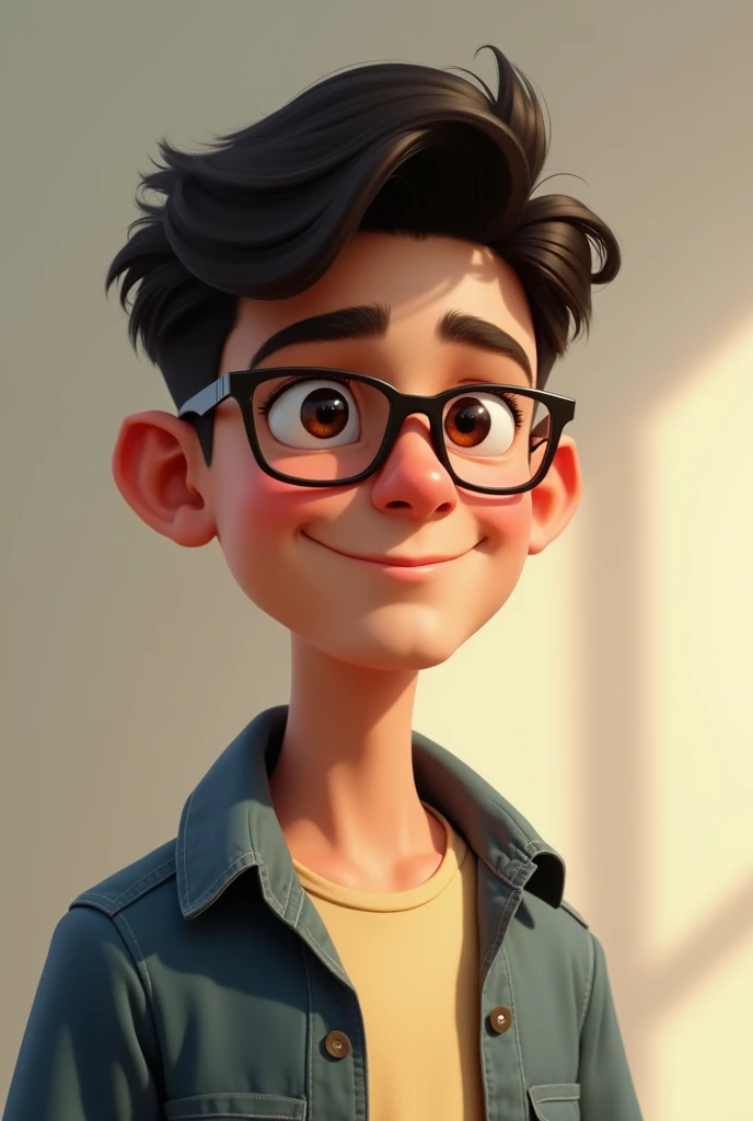 A 12 yr old boy named Jp sanchez with glasses and polite and good looking
 