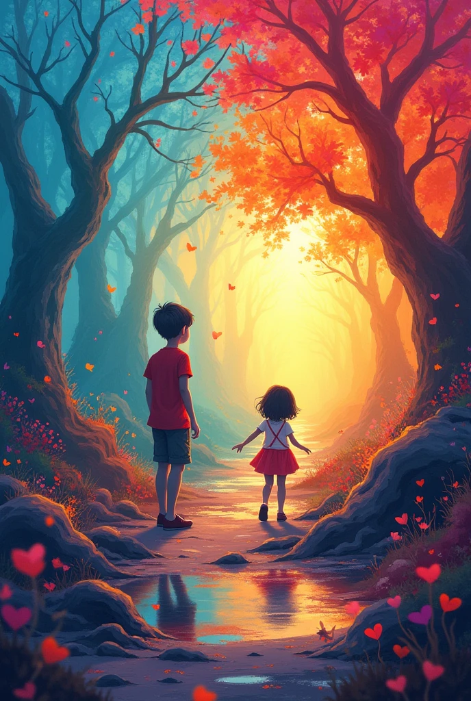 for kids poem Each hue a brushstroke on life’s grand art,