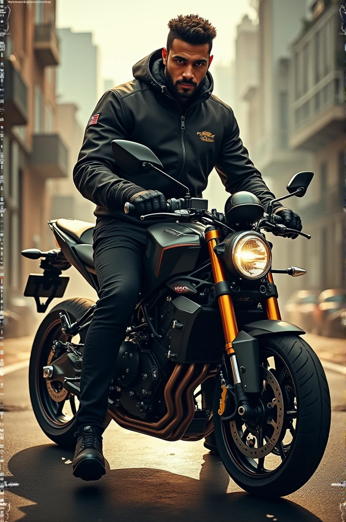 Create a photo which should have (RIDER ASRAF BMR) written in text design