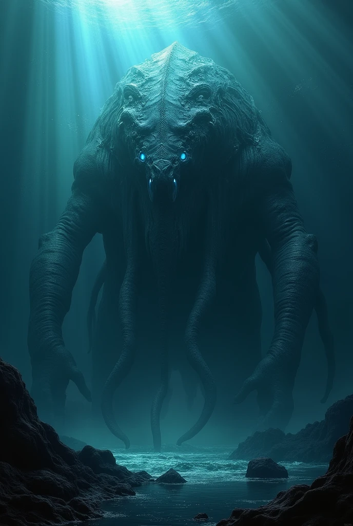 Giant deep sea creature