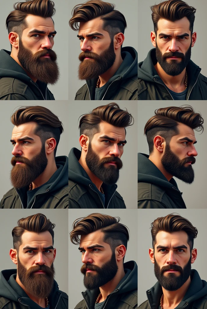 Different types of beard