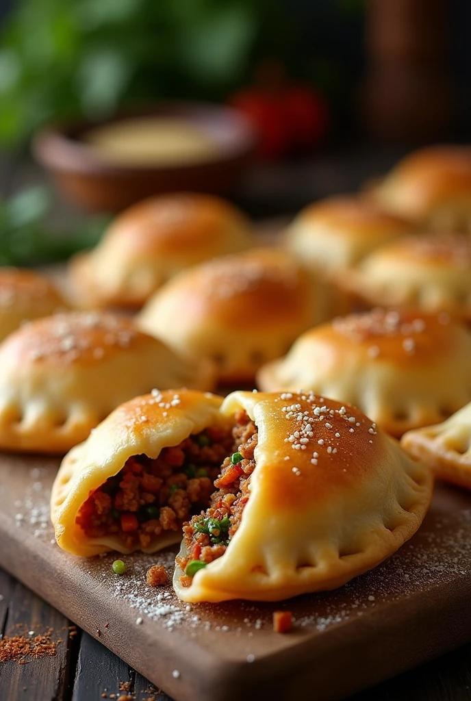 Colombian corn flour empanadas