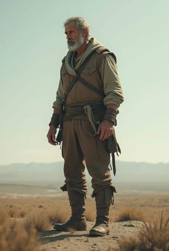 A man all alone in the world