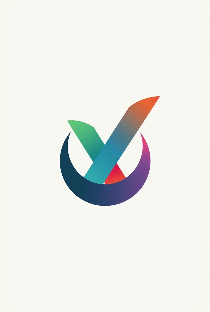 Colorfull and minimalistic brid logo